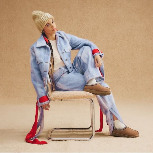 UGG Tasman II Chestnut Slippers – Size 7 (New, No Box) - Picture 2 of 8